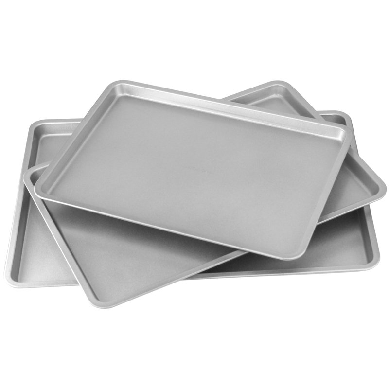 Craft Kitchen Non-Stick 3 Piece Cookie Sheet Set & Reviews | Wayfair